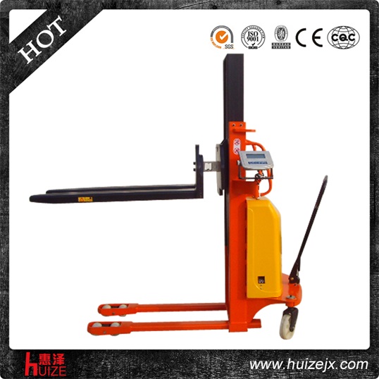 半電動(dòng)堆高車帶不銹鋼稱重儀表 半電動(dòng)堆高車帶不銹鋼稱重儀表