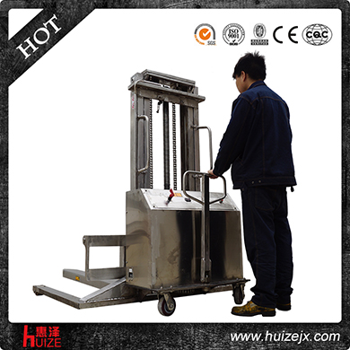 半電動(dòng)堆高車(chē)(不銹鋼寬腿) 半電動(dòng)堆高車(chē)(不銹鋼寬腿)