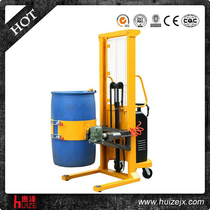 HZYL500A半電動多功能油桶車（單門架，夾塑桶）